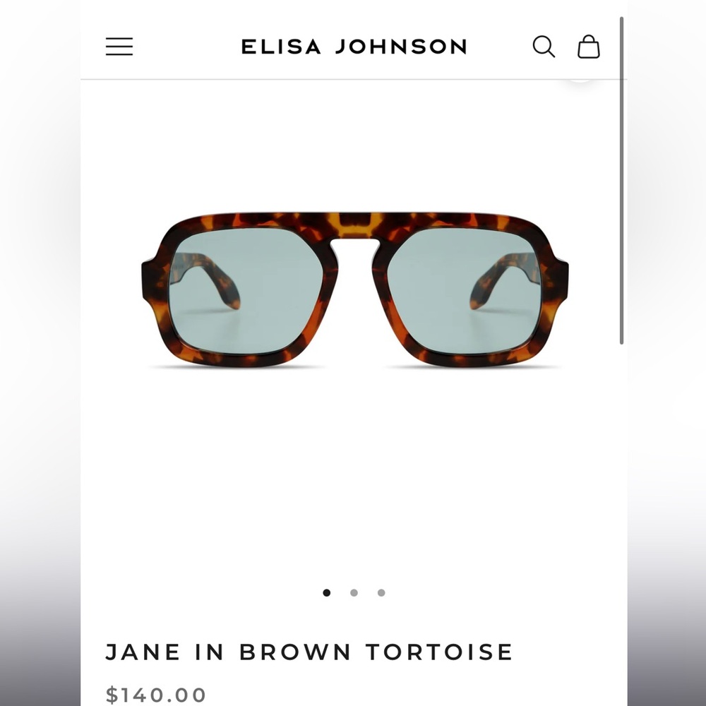 COPY - Jane Sunglasses - Brown Tortoise Elisa Johnson